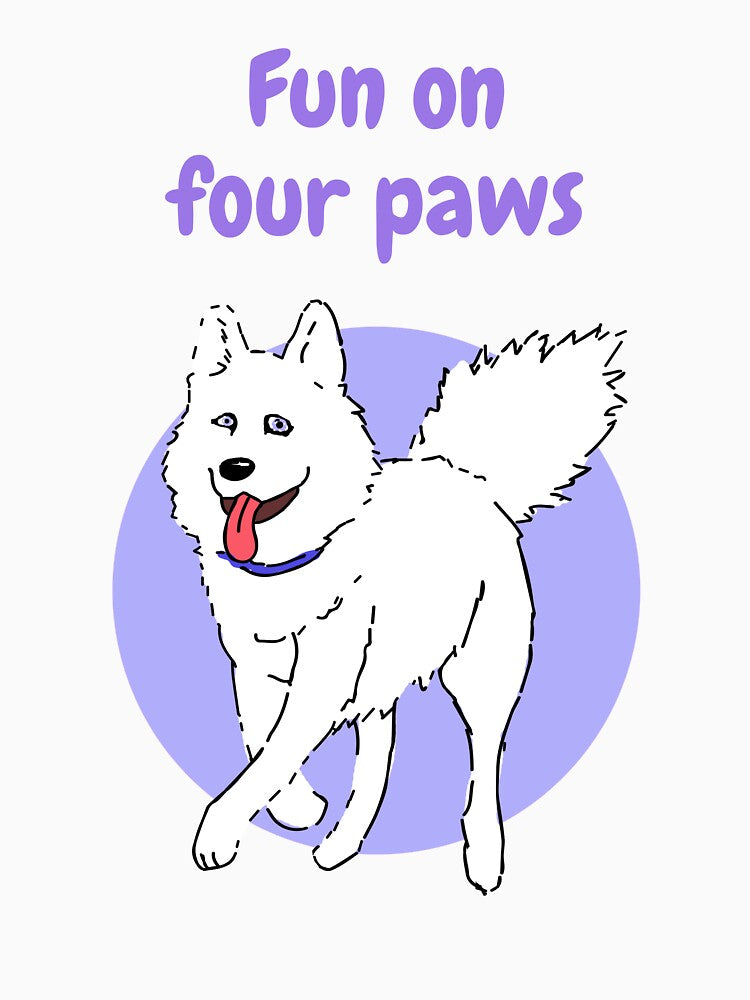 Fun on Four Paws | Playful Dog Lover T-Shirt & Gifts by Odd shloox Hoodie, Sweatshirt | BlankRebels.com (Image 3)
