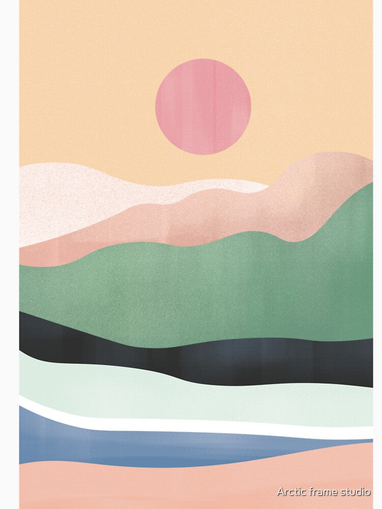 MOUNTAIN LANDSCAPE poster by Arctic frame studio T-Shirts, Hoodie, Sweatshirt | BlankRebels.com (Image 2)