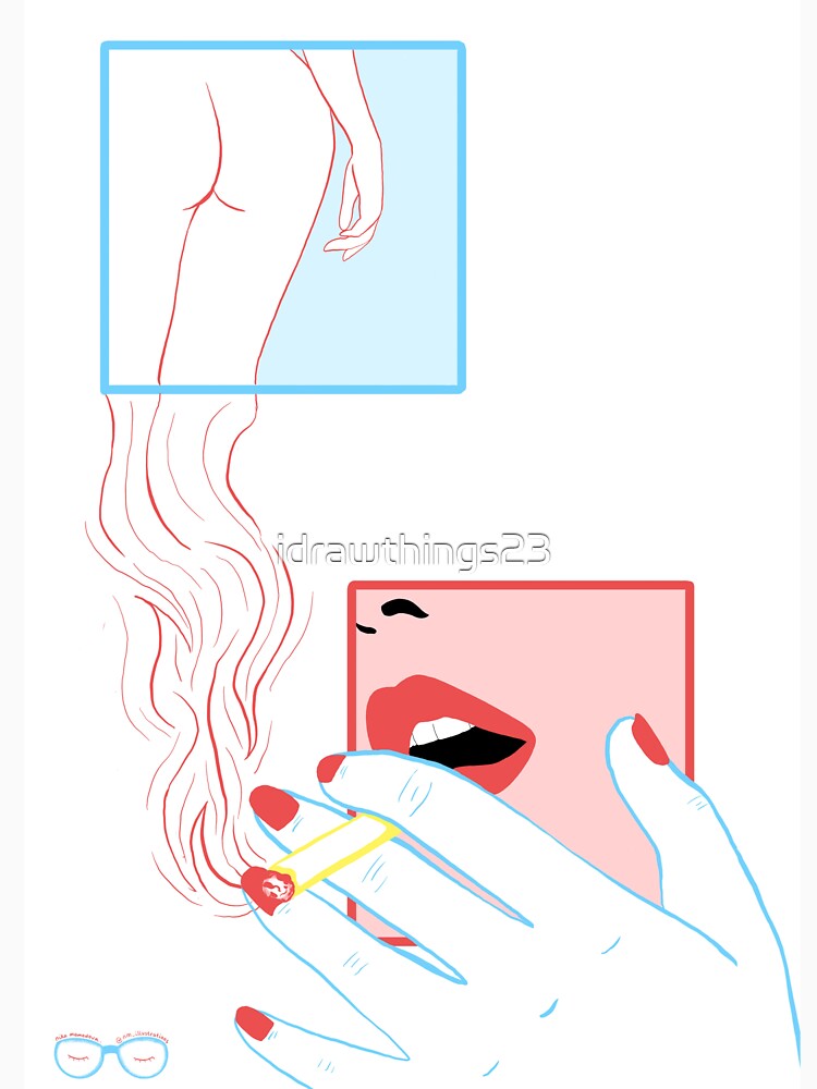 The Red Lady. by idrawthings23 T-Shirts, Hoodie, Sweatshirt | BlankRebels.com (Image 3)