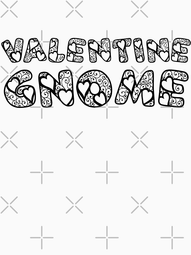 Valentine Gnome White by DamaliePierre T-Shirts, Hoodie, Sweatshirt | BlankRebels.com (Image 3)