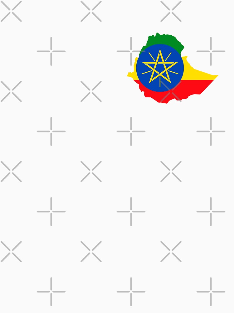 Flag Map of Ethiopia by DreamBrushy