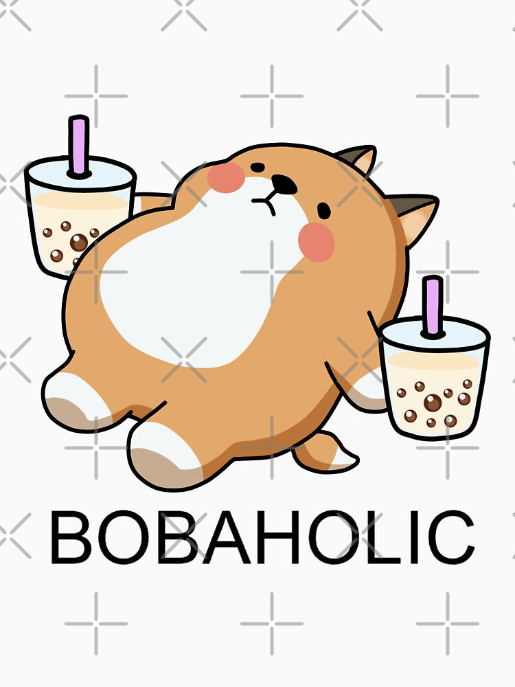 Lazy Bobaholic Shiba Loves Boba! by SirBobalot T-Shirts, Hoodie, Sweatshirt | BlankRebels.com (Image 3)