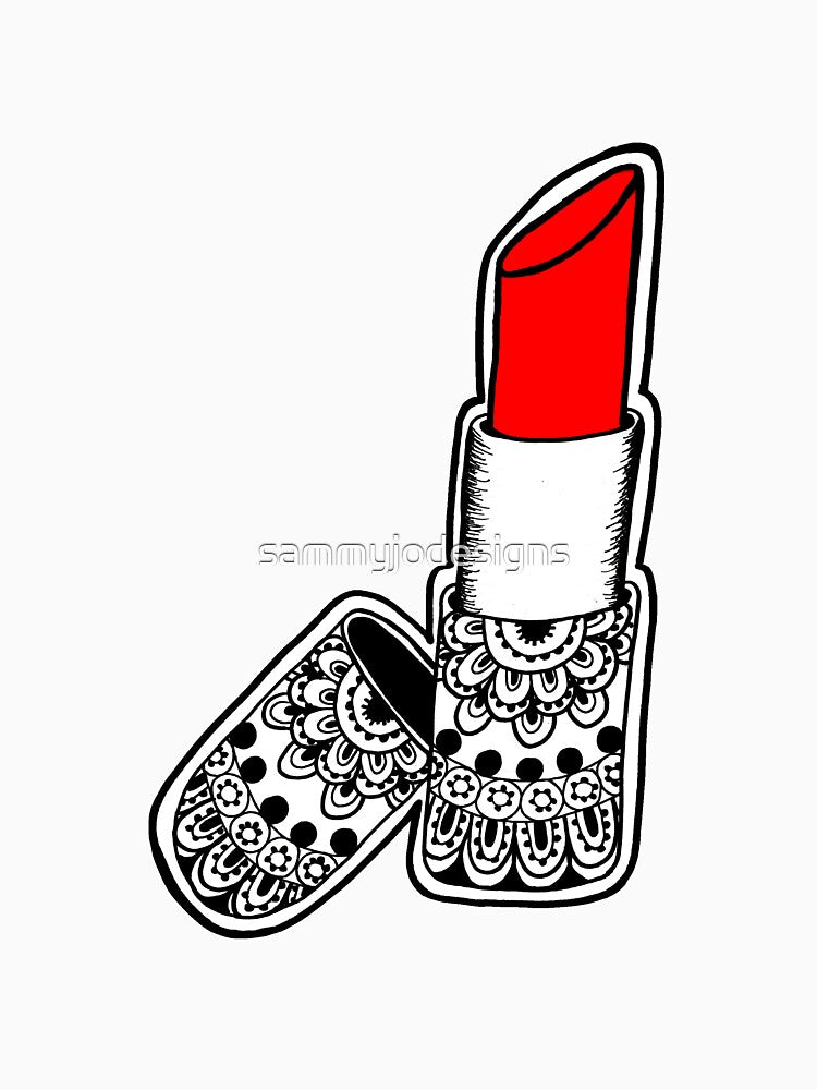 Mandala Lipstick by sammyjodesigns T-Shirts, Hoodie, Sweatshirt | BlankRebels.com (Image 3)