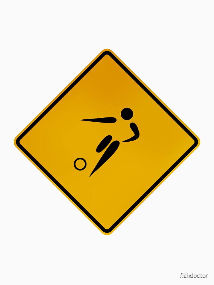 Football - Warning Sign by fishdoctor T-Shirts, Hoodie, Sweatshirt | BlankRebels.com (Image 3)
