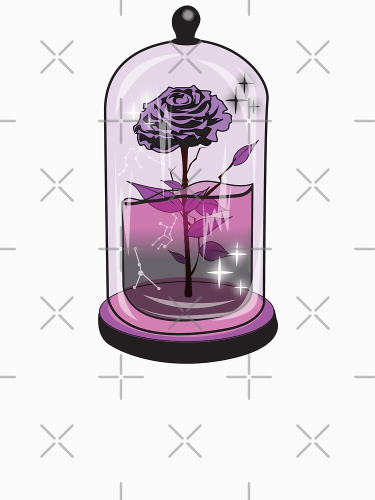 Enchanted flower l purple goth aesthetic by Bossin T-Shirts, Hoodie, Sweatshirt | BlankRebels.com (Image 3)