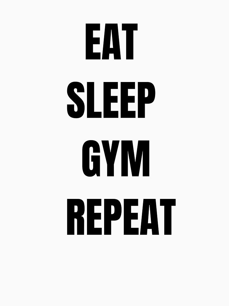 Eat Sleep Gym Repeat Fitness Shirt by eshopp4 Hoodie, Sweatshirt | BlankRebels.com (Image 3)