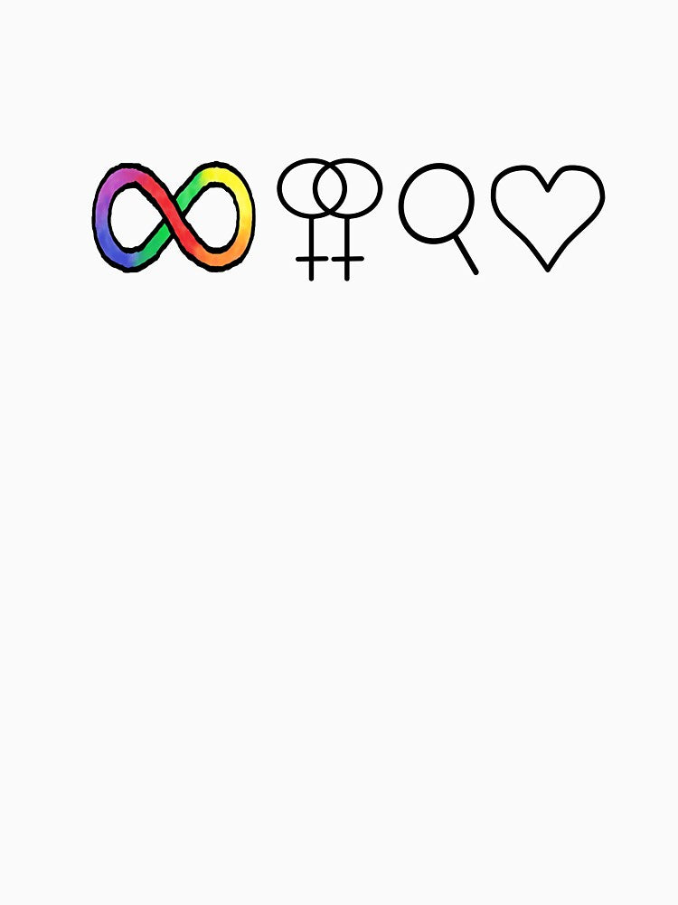 Neurodivergent Lesbian Seeking Love by HappyBullFrog T-Shirts, Hoodie, Sweatshirt | BlankRebels.com (Image 3)