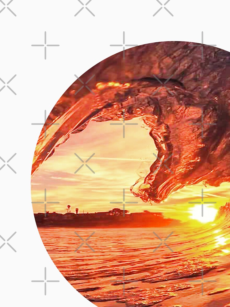Beach Sunset Waves by Alexandra Rty T-Shirts, Hoodie, Sweatshirt | BlankRebels.com (Image 3)