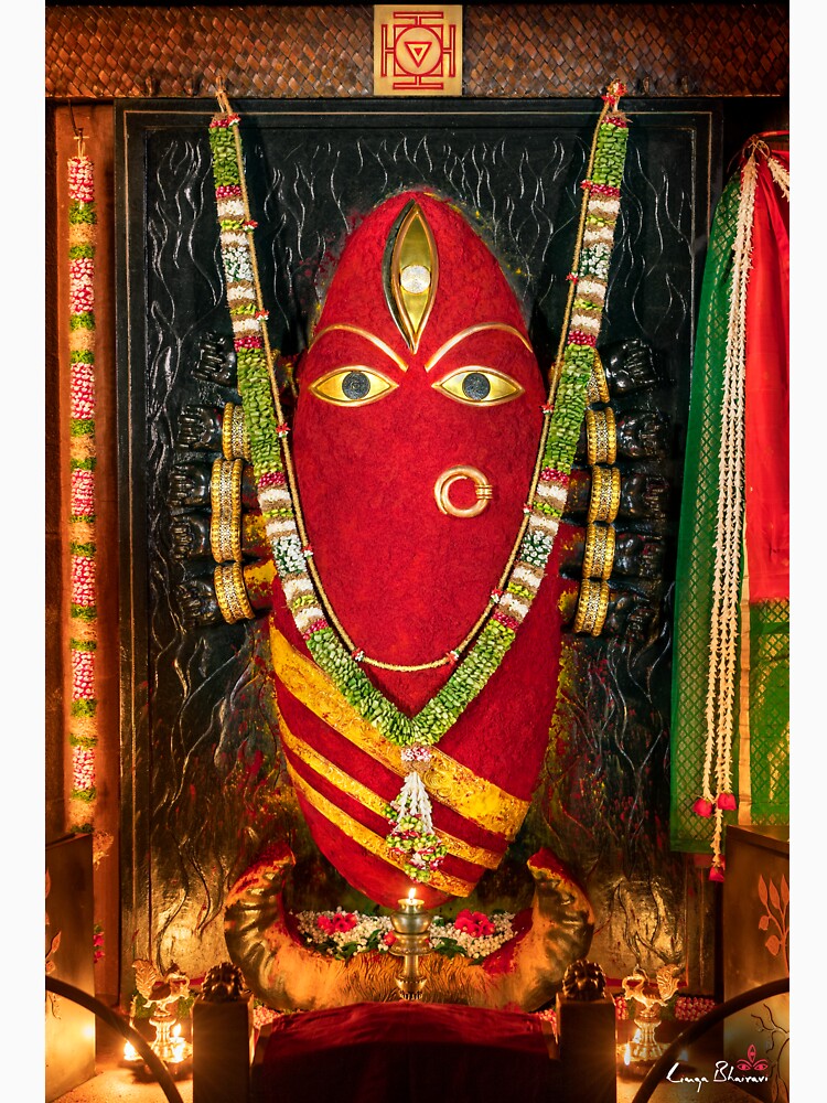 Linga Bhairavi (red) high quality by chrisberghuis