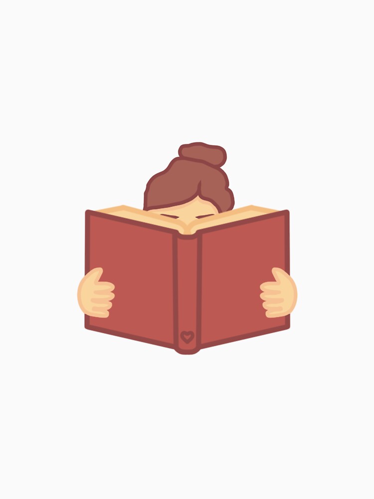 Bookworm | Red by polimatilda T-Shirts, Hoodie, Sweatshirt | BlankRebels.com (Image 3)