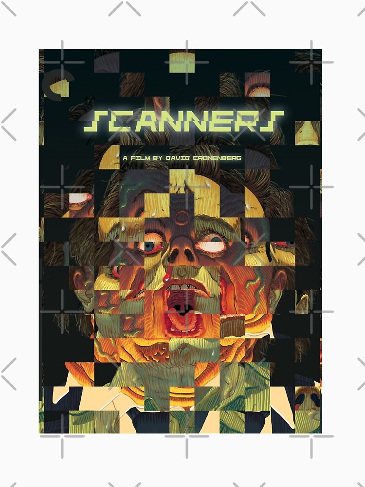 Scanners Halloween Horror movie Poster Art scifi film by ScannersTuyenHo T-Shirts, Hoodie, Sweatshirt (Image 3)