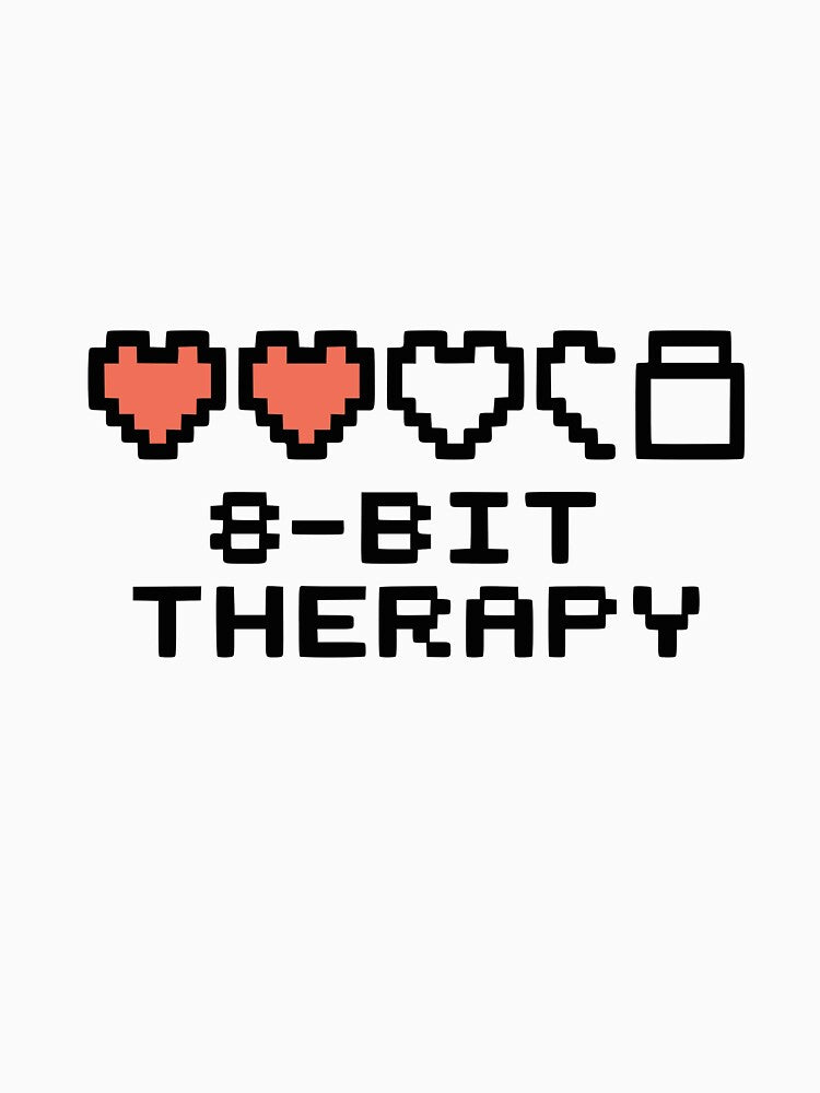 8bit Therapy by TrashNegativity T-Shirts, Hoodie, Sweatshirt | BlankRebels.com (Image 3)