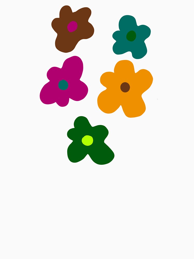 aesthetic flower design by SienaItaly T-Shirts, Hoodie, Sweatshirt | BlankRebels.com (Image 3)