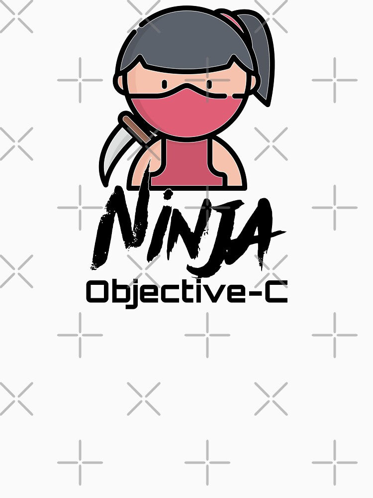 Objective-C Ninja (color black) by Stornu2Ruedas T-Shirts, Hoodie, Sweatshirt | BlankRebels.com (Image 3)