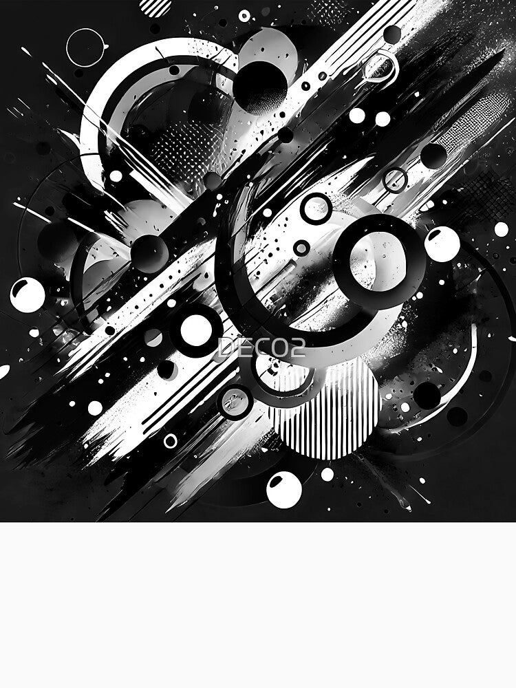 Abstract Black And White Galaxies Modern Contemporary Art by DEC02 T-Shirts, Hoodie, Sweatshirt | BlankRebels.com (Image 3)