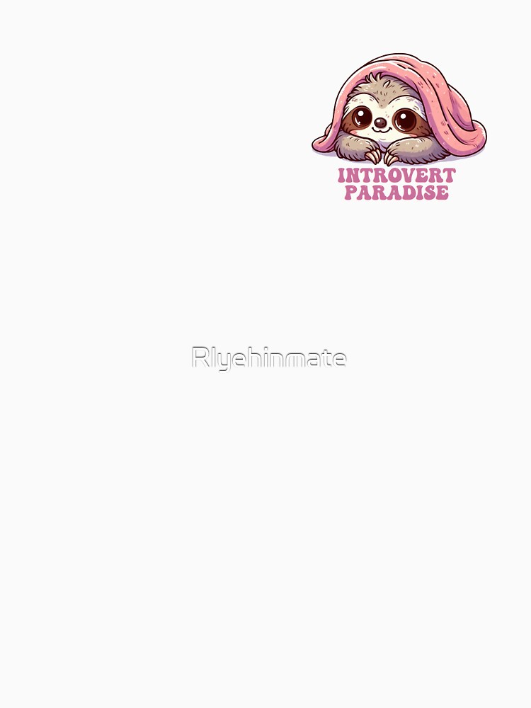 Introvert paradise by Rlyehinmate T-Shirts, Hoodie, Sweatshirt | BlankRebels.com (Image 3)