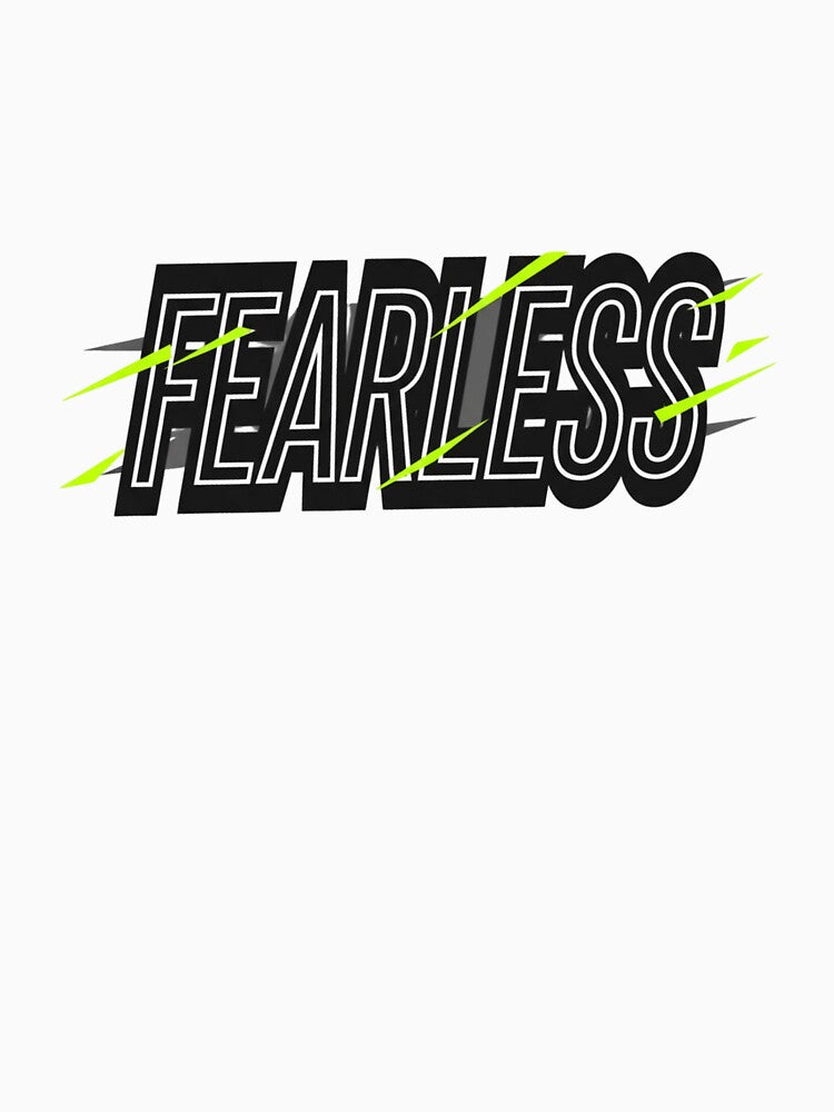 Fearless – Bold Streetwear & Gym Motivation Typography by Momay-designer T-Shirts, Hoodie, Sweatshirt (Image 3)