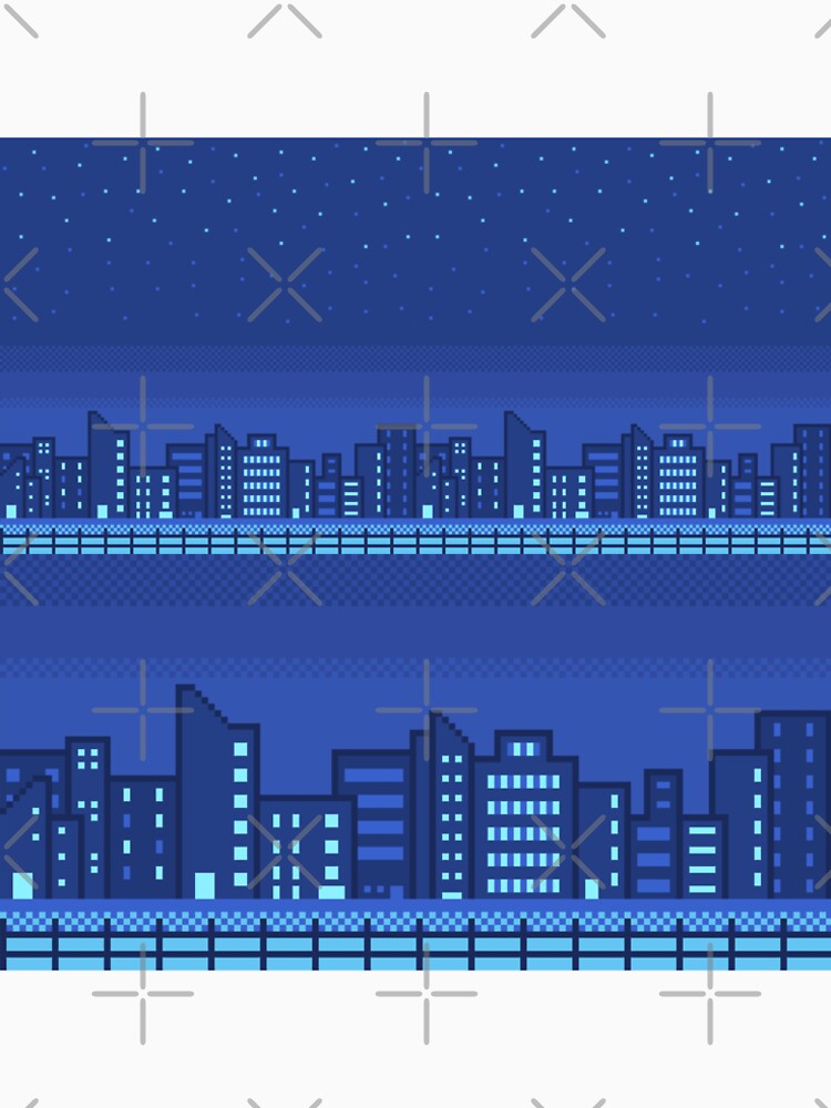 City pixel art by RKKR4696 T-Shirts, Hoodie, Sweatshirt | BlankRebels.com (Image 2)