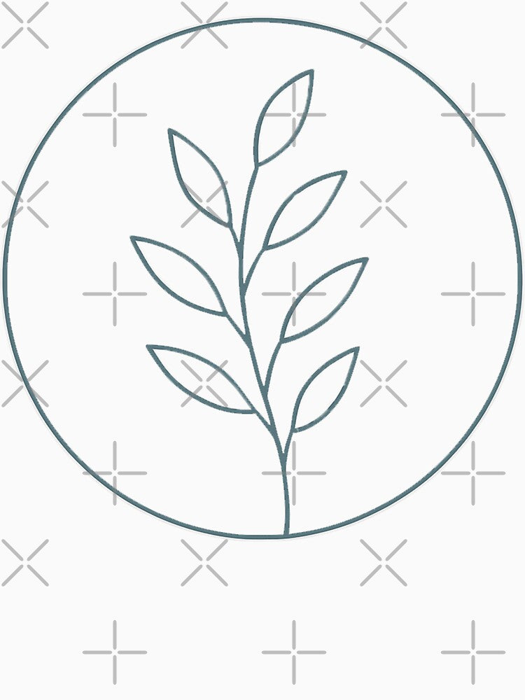 Minimal Botanical Line Emblem – Elegant Modern Nature Art by Fernova T-Shirts, Hoodie, Sweatshirt | BlankRebels.com (Image 3)