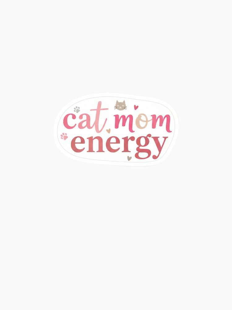 Cat mom energy Aesthetic by Studioyasmin T-Shirts, Hoodie, Sweatshirt | BlankRebels.com (Image 3)