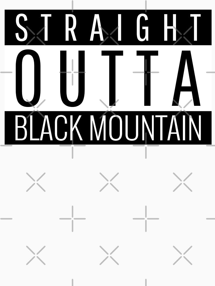 Straight Outta Black Mountain North Carolina Black Mountain NC by Teelogic T-Shirts, Hoodie, Sweatshirt (Image 3)