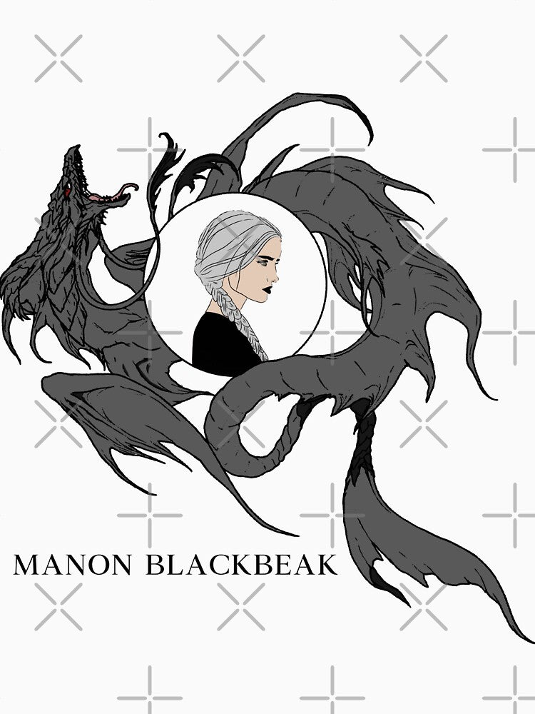 Manon Blackbeak & Abraxos - Throne of glass (Tog) by CrescntDesigns