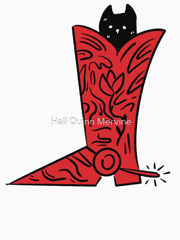 Cat Boot by Hali Quinn Mervine T-Shirts, Hoodie, Sweatshirt | BlankRebels.com (Image 3)