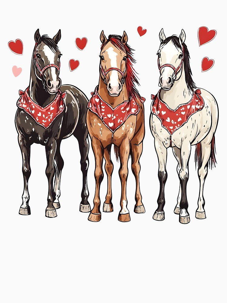 2026 Valentine Horse by Sigurornerosars T-Shirts, Hoodie, Sweatshirt | BlankRebels.com (Image 3)