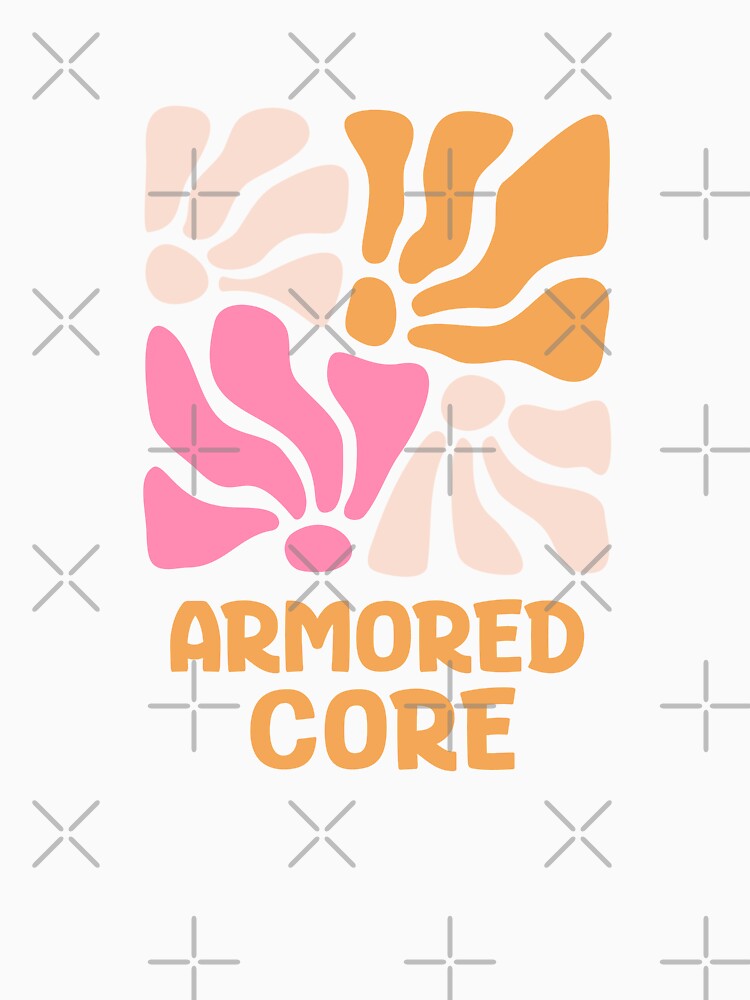 Armored Core Retro Floral Groovy Art by MrNobody-Style T-Shirts, Hoodie, Sweatshirt | BlankRebels.com (Image 3)