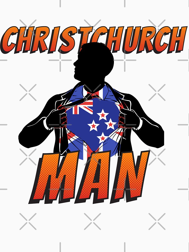 Christchurch Man New Zealand Superhero T-Shirts, Hoodie, Sweatshirt
