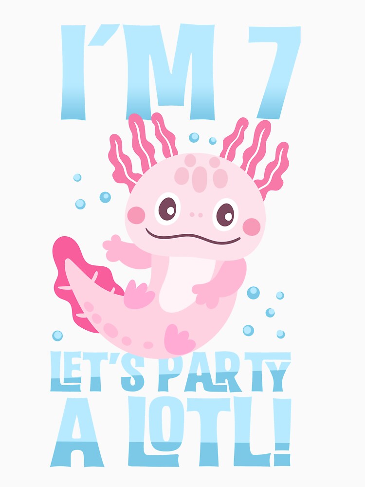 Lets Party A Lotl - Cute Axolotl Birthday by lpsubcult T-Shirts, Hoodie, Sweatshirt | BlankRebels.com (Image 3)