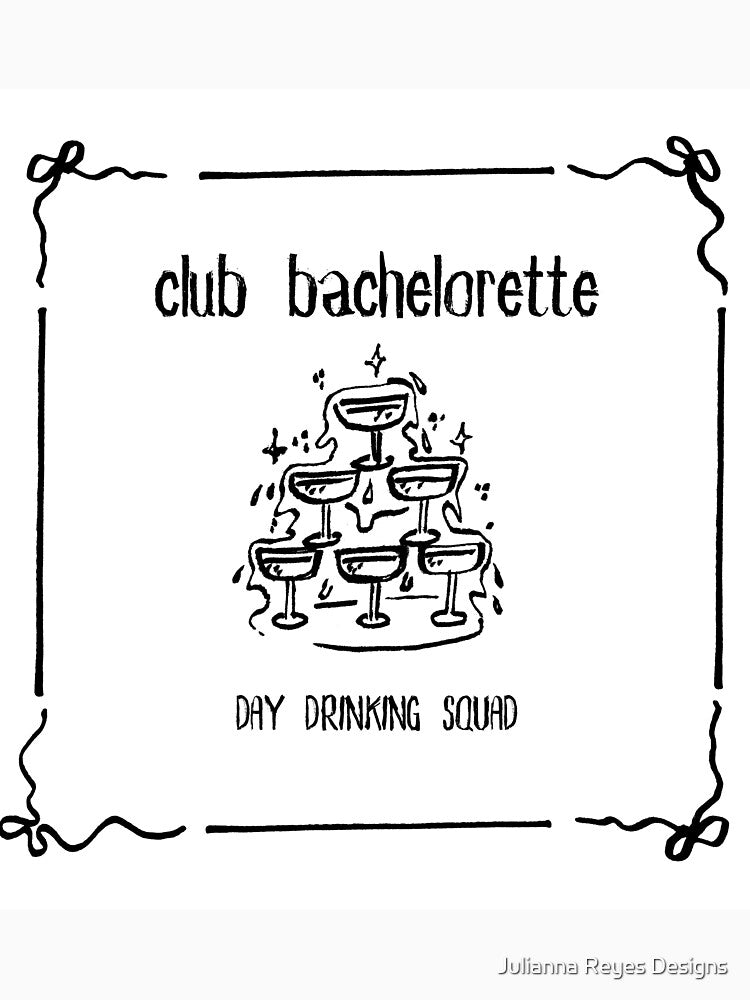 Day Drinking Squad Bachelorette by Julianna Reyes Designs T-Shirts, Hoodie, Sweatshirt | BlankRebels.com (Image 3)