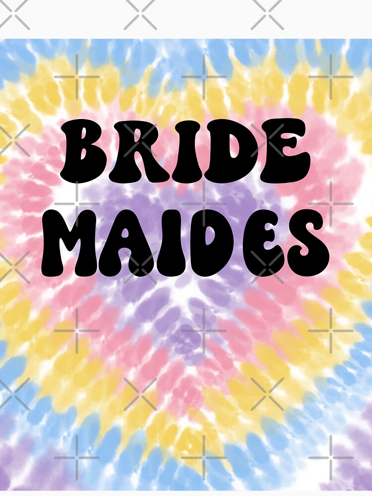 Bride Maides Women ,Bestie Bride's Squad Tees Tops Team Bride by BOHOVIN Hoodie, Sweatshirt | BlankRebels.com (Image 3)