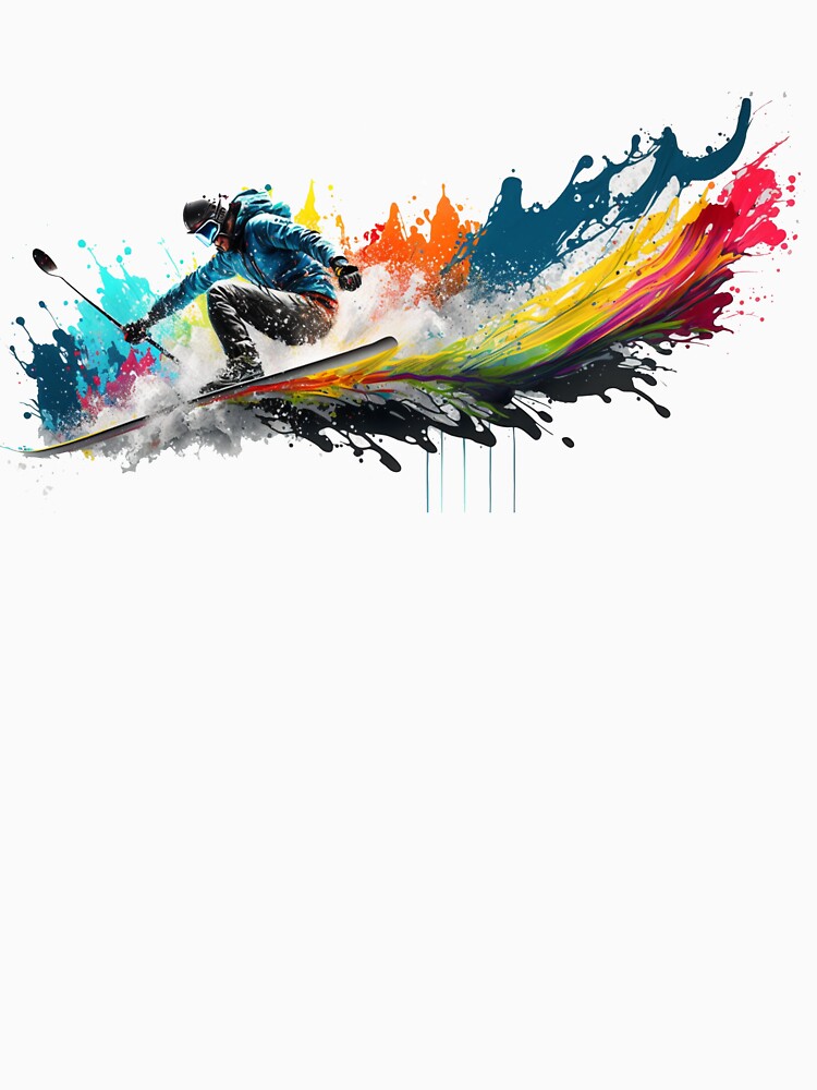 Alpine Adventure Styles Dripping Paint by thaworn-kdt T-Shirts, Hoodie, Sweatshirt | BlankRebels.com (Image 3)