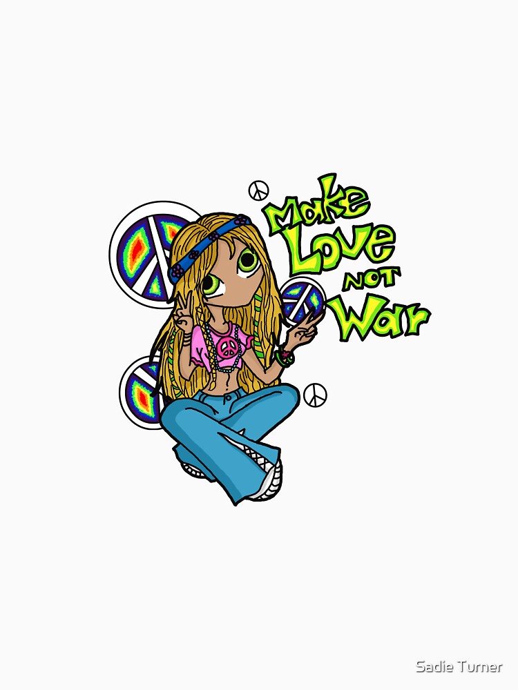 Hippie (No Background) by Sadie Turner T-Shirts, Hoodie, Sweatshirt | BlankRebels.com (Image 3)