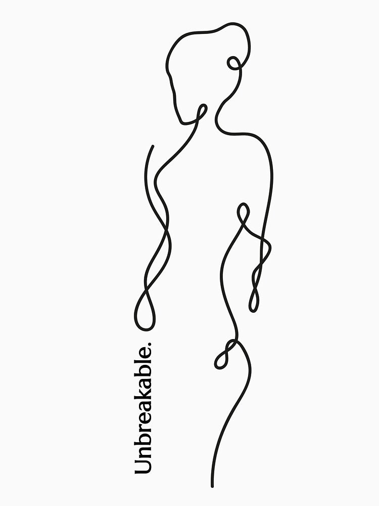 Unbreakable – Fine Line Art Woman by Elevate-U T-Shirts, Hoodie, Sweatshirt | BlankRebels.com (Image 2)
