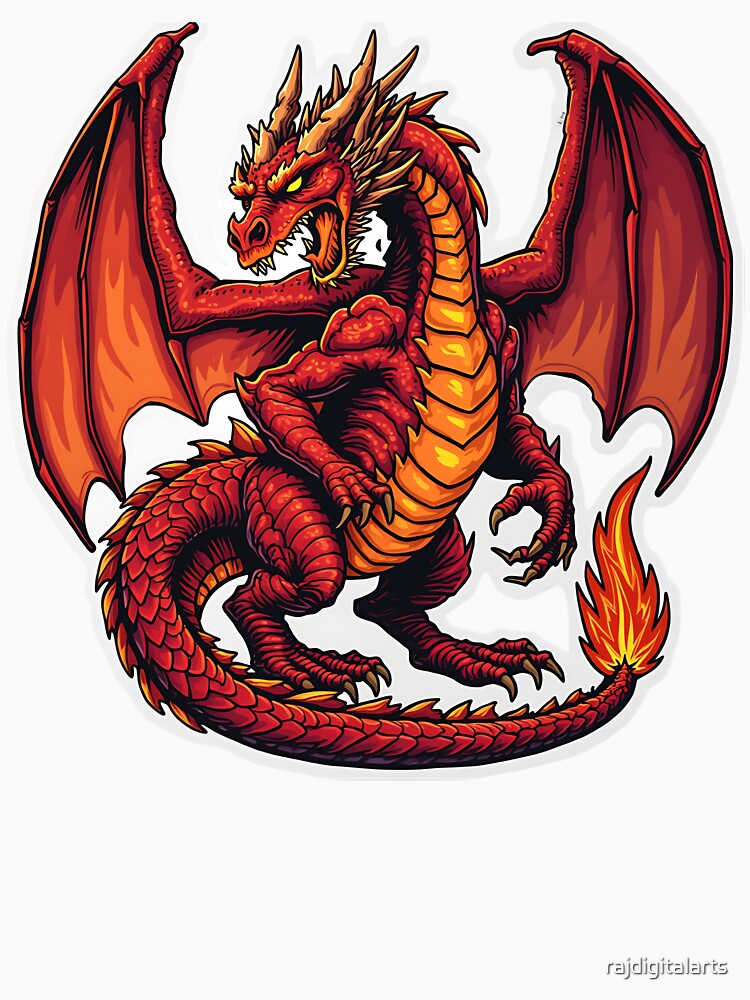 dragon by rajdigitalarts T-Shirts, Hoodie, Sweatshirt | BlankRebels.com (Image 3)