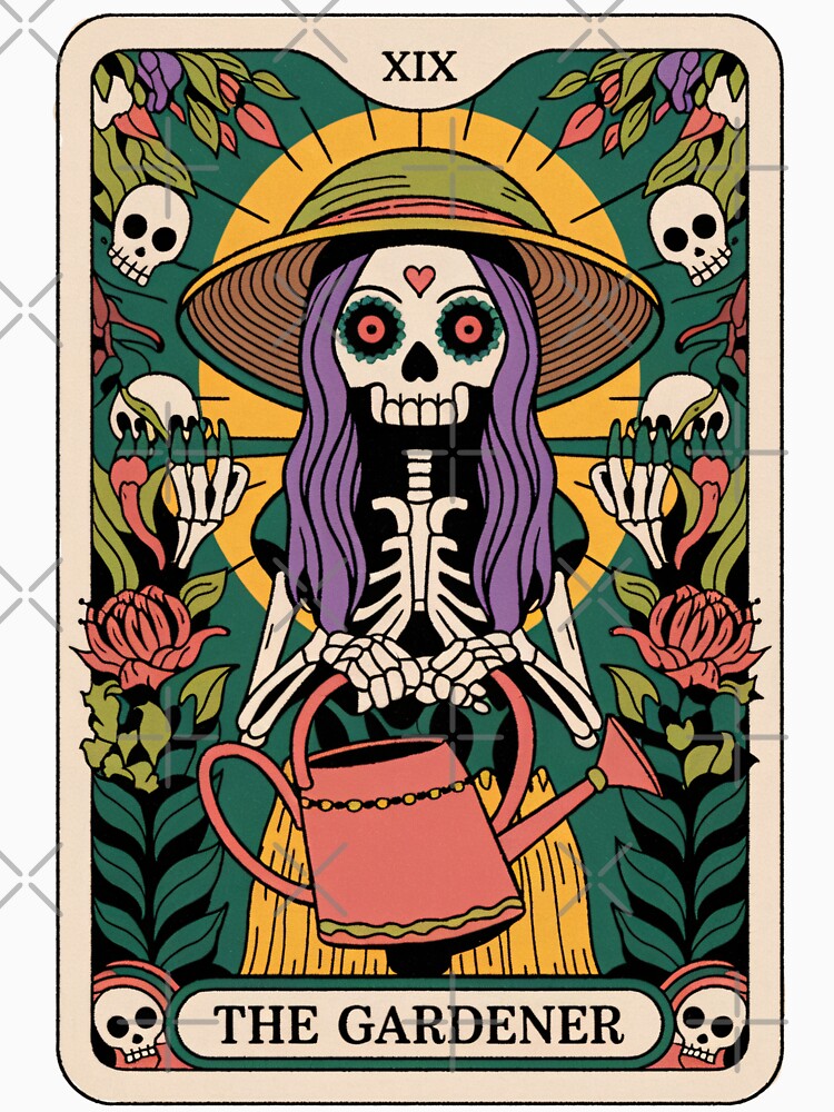 The Gardener Tarot Card Skeleton by Charlietule T-Shirts, Hoodie, Sweatshirt | BlankRebels.com (Image 3)
