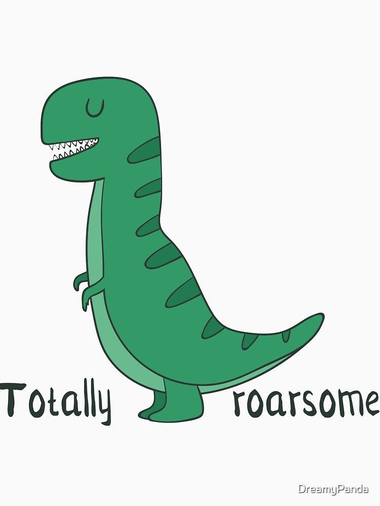 Totally Roarsome Cute Dinosaur Shirt by DreamyPanda Hoodie, Sweatshirt | BlankRebels.com (Image 3)