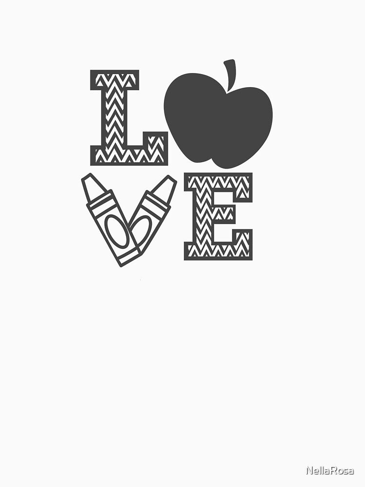 teacher love by NellaRosa T-Shirts, Hoodie, Sweatshirt | BlankRebels.com (Image 3)