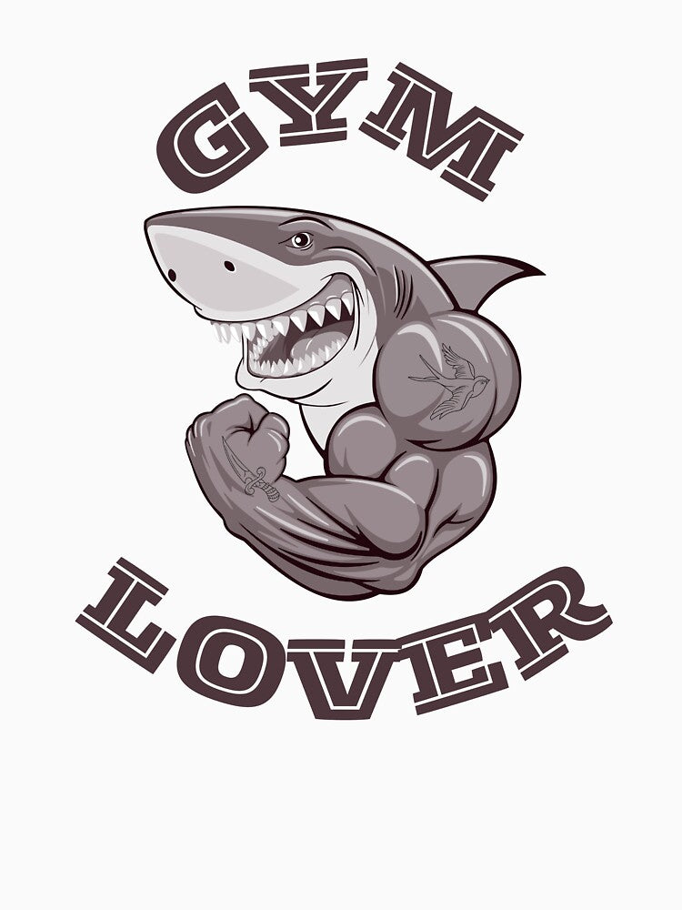 Gym lover Shark by mimirocker T-Shirts, Hoodie, Sweatshirt | BlankRebels.com (Image 3)
