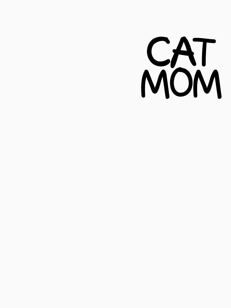 Kawaii Cat Mom Design | Cute Pet Parent Illustration by Sugar-Bubbles T-Shirts, Hoodie, Sweatshirt (Image 3)