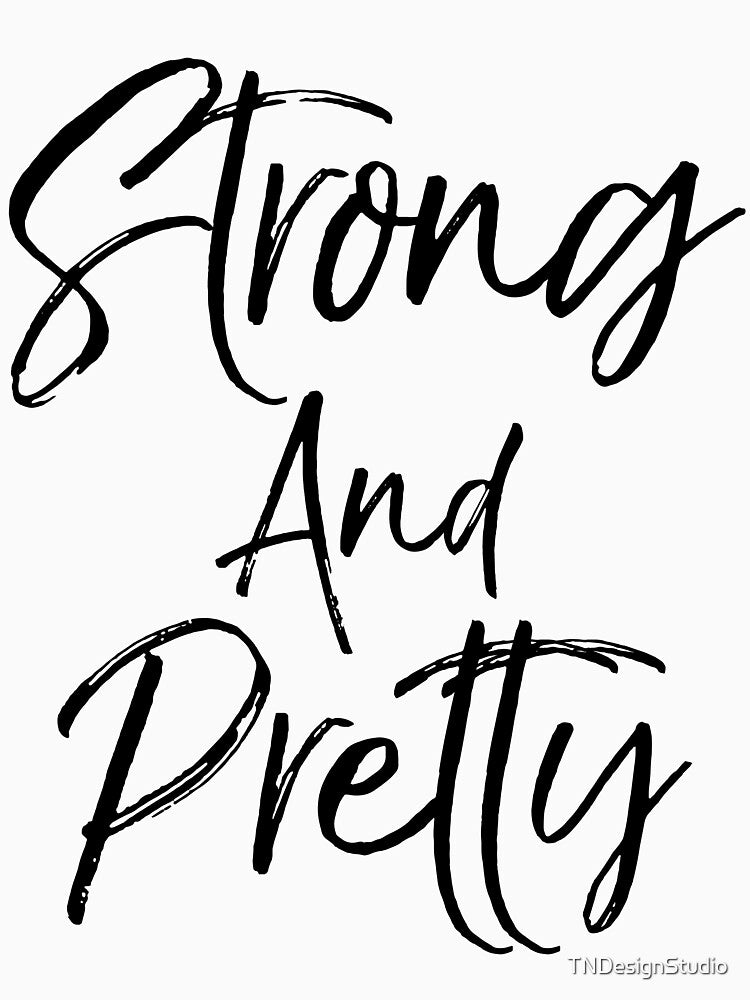 Strong and Petty Workout Quote by TNDesignStudio T-Shirts, Hoodie, Sweatshirt | BlankRebels.com (Image 3)
