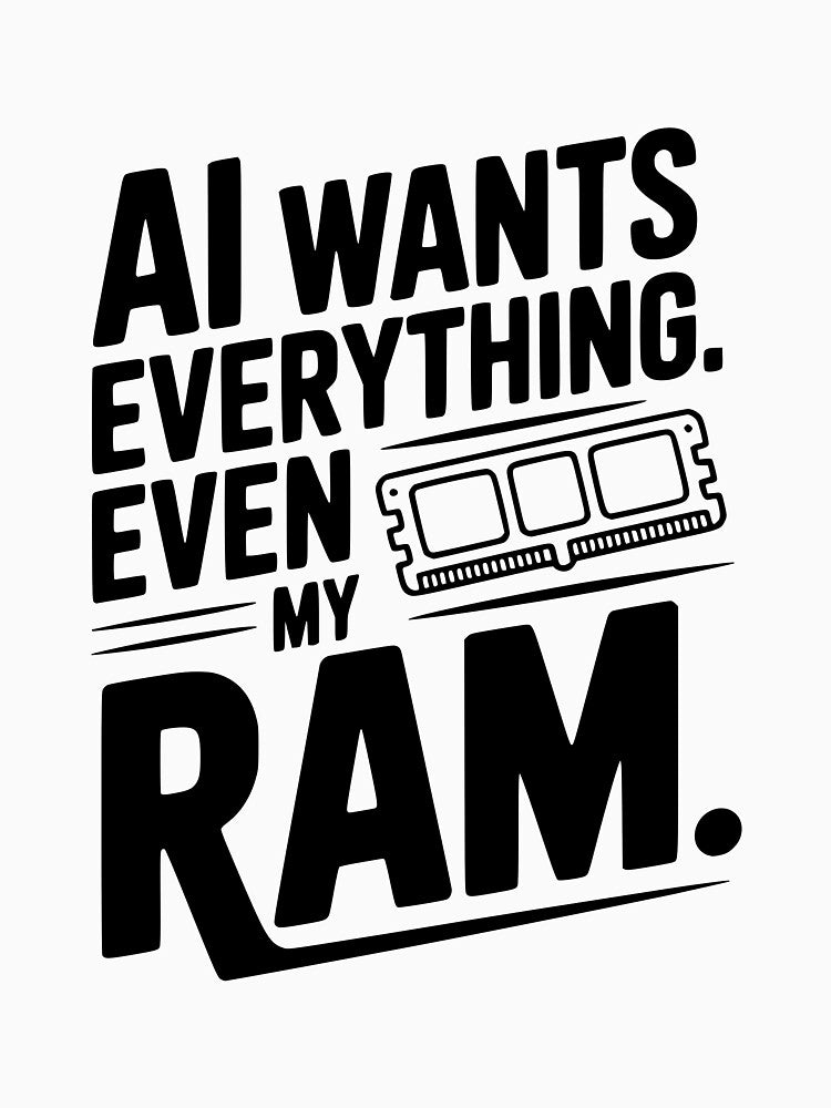 AI Wants Everything. Even my RAM. by Frank Ring T-Shirts, Hoodie, Sweatshirt | BlankRebels.com (Image 3)
