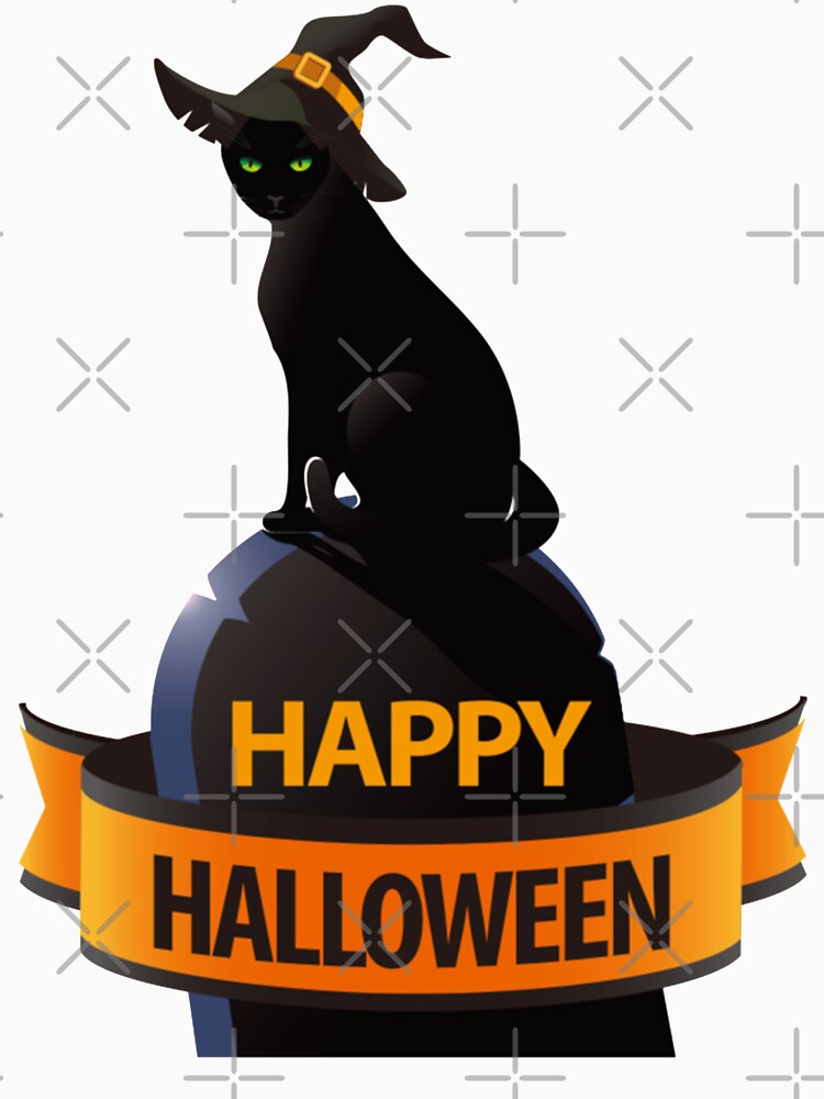 Happy Halloween Black Cat Halloween 2020 Gifts For Men and Women, Gift Halloween Day, Thanksgiving, Christmas... (Image 3)