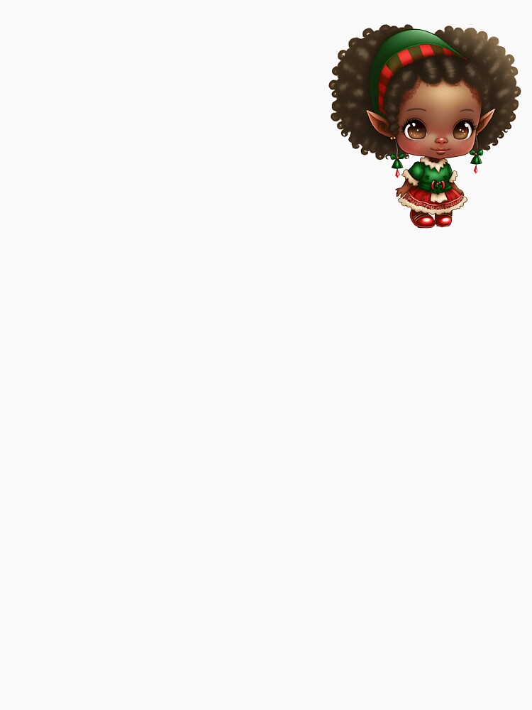 Afro-Fabulous Christmas Elf by TheChibiStore T-Shirts, Hoodie, Sweatshirt | BlankRebels.com (Image 3)