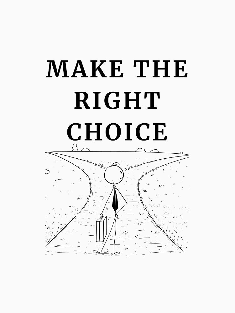 Make the right choice by dludesign T-Shirts, Hoodie, Sweatshirt | BlankRebels.com (Image 3)