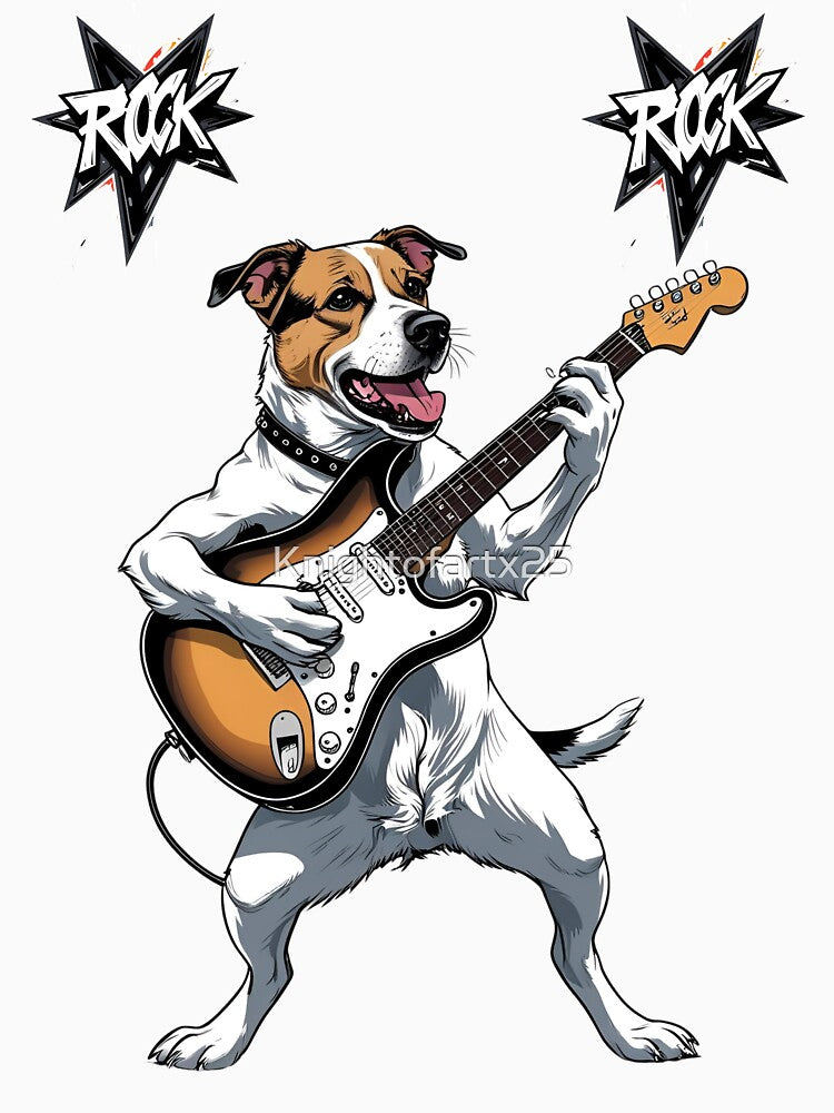 "Rock Dog lives here" by Knightofartx25 T-Shirts, Hoodie, Sweatshirt | BlankRebels.com (Image 3)