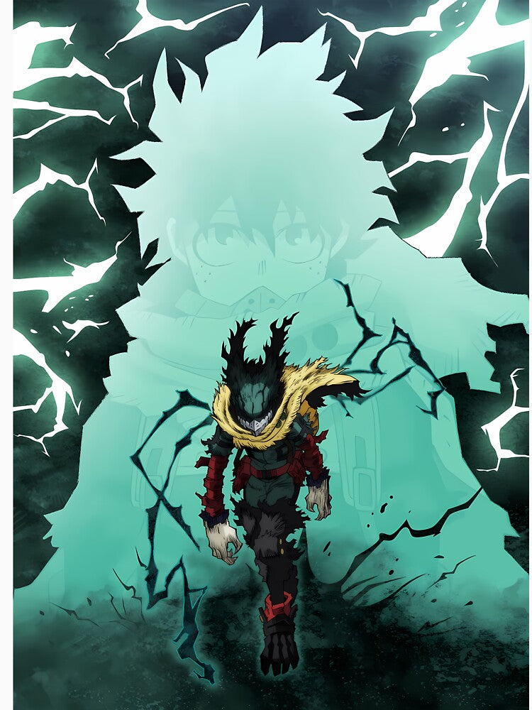 MHA Deku's Dark Resolve by HarlwisArt