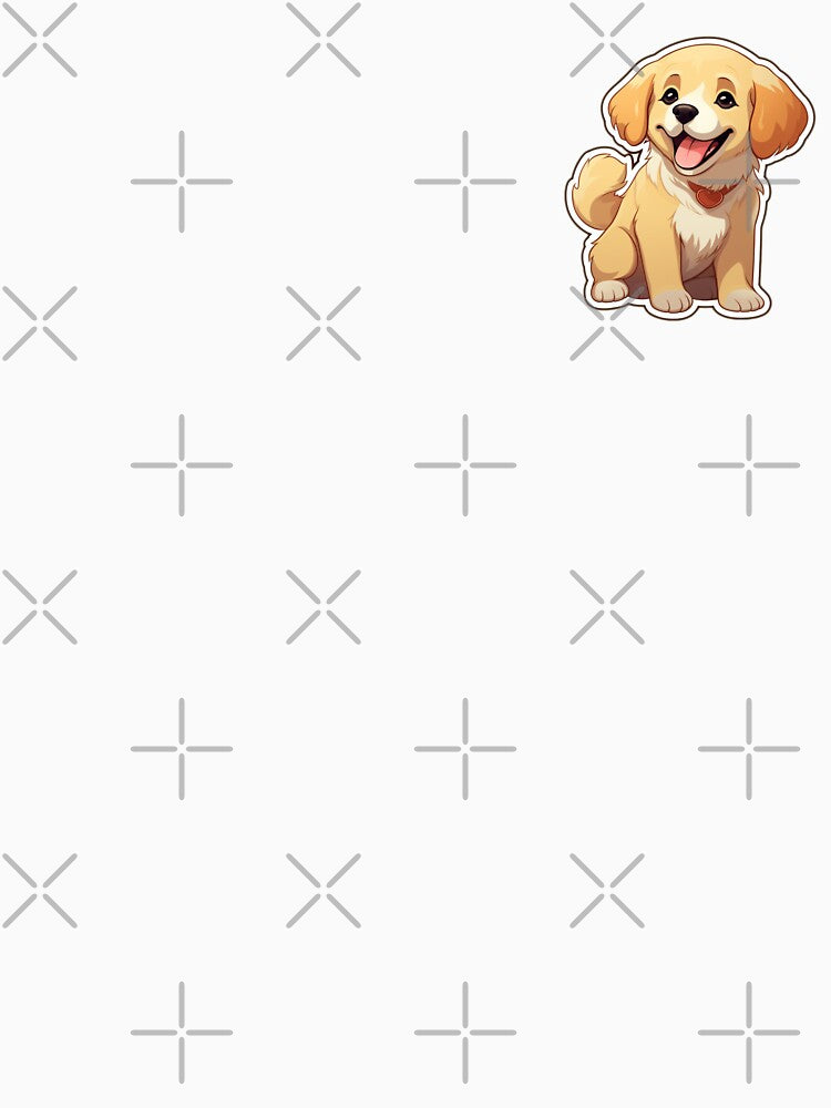 Golden Retriever Kawaii Famous Dog Breeds Animal Inspired Art and Stickers by CDC40 T-Shirts, Hoodie, Sweatshirt (Image 3)